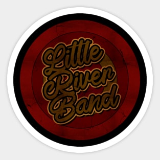 Circle Retro Little River Band Sticker